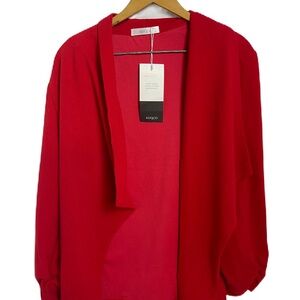 Auqco Professional Dress Apple Red Blazer Jacket NWT